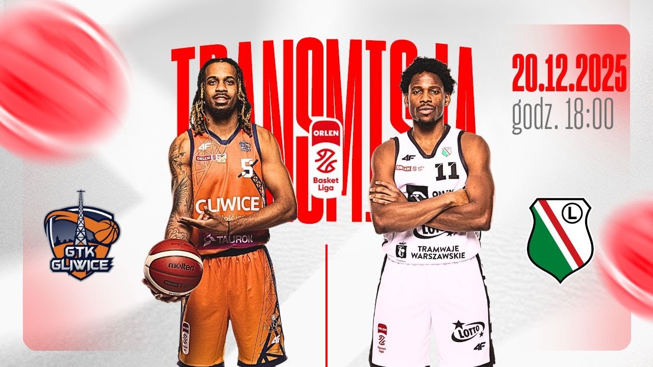 [ZAPIS MECZU] Tauron GTK Gliwice - Legia Warszawa | 20.12.2025 / 18:00
