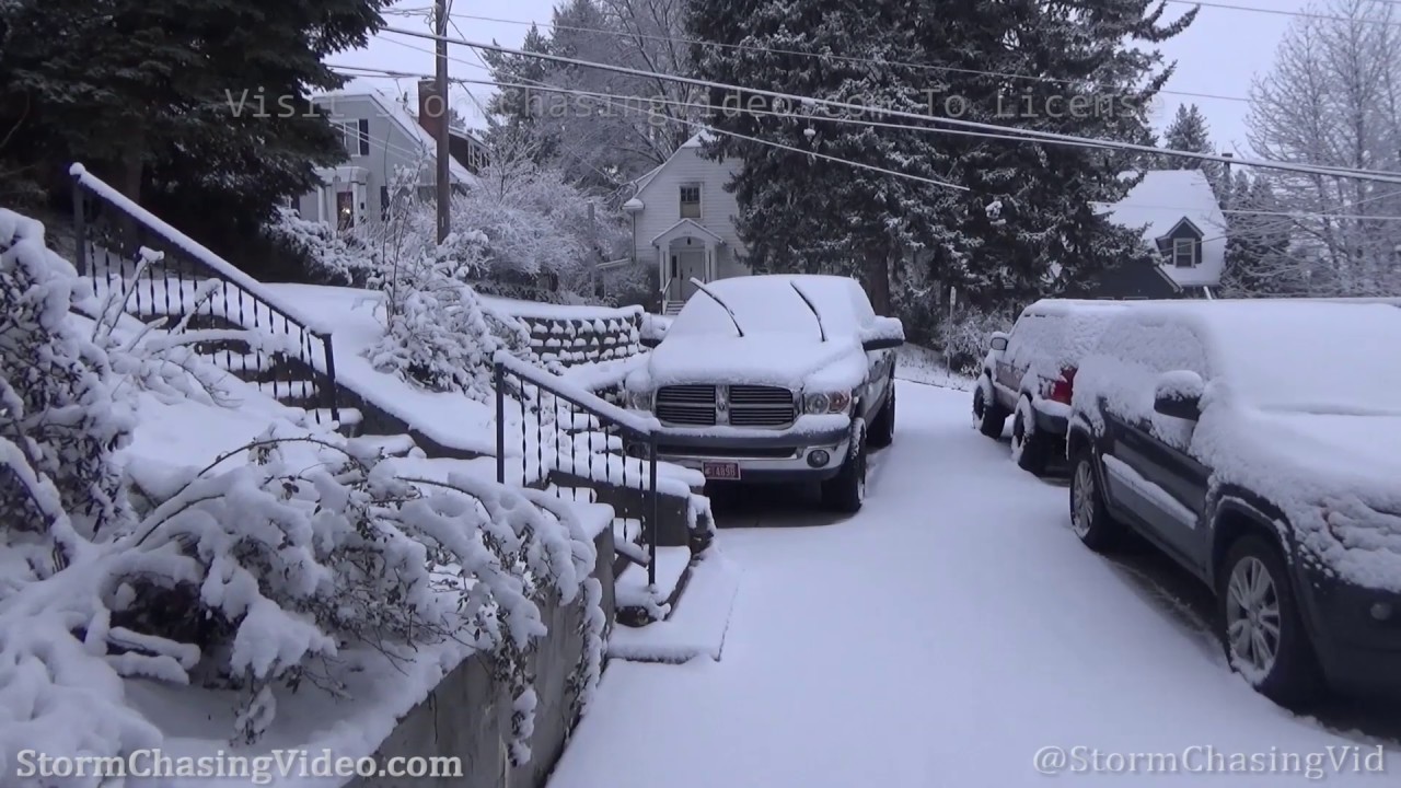Winter storm hits Pullman, WA - 2/5/2020