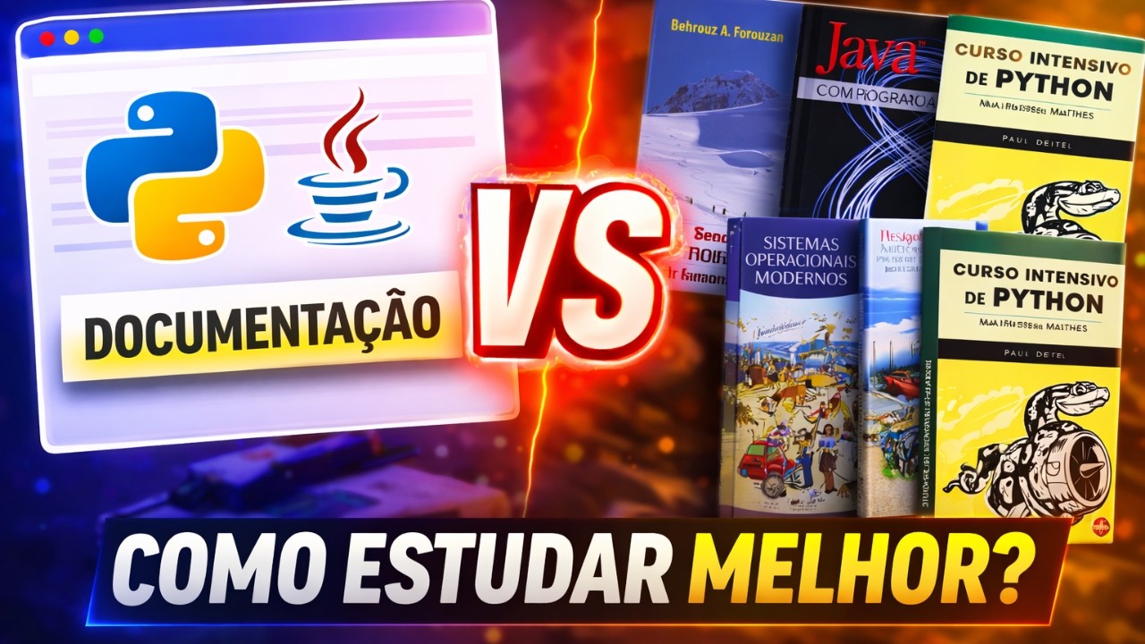 LIVROS VS DOCUMENTAÇÃO - Qual é o melhor para estudar ???