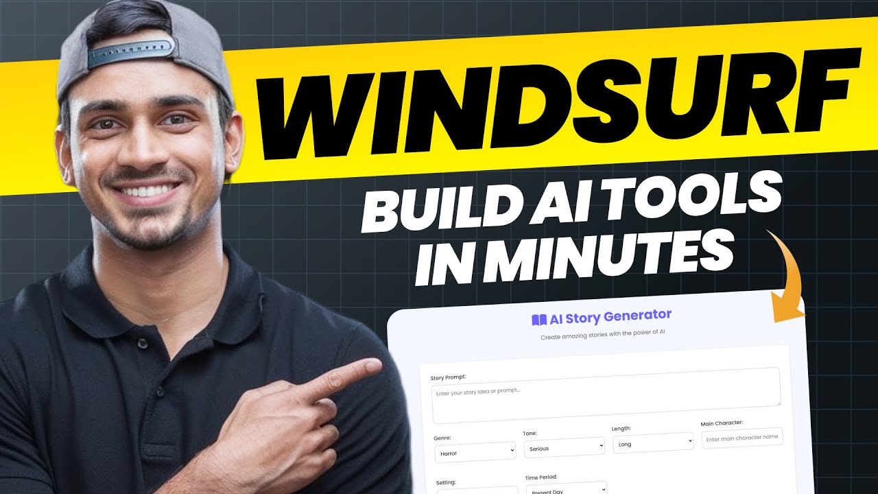 Windsurf AI Tutorial for Beginners in Hindi - Build Web Apps with AI in Minutes!