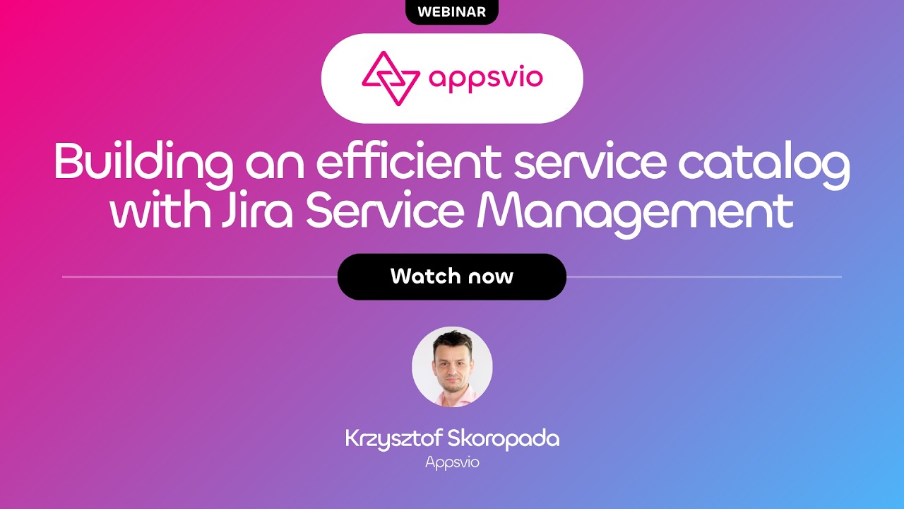 Building an efficient service catalog with Jira Service Management