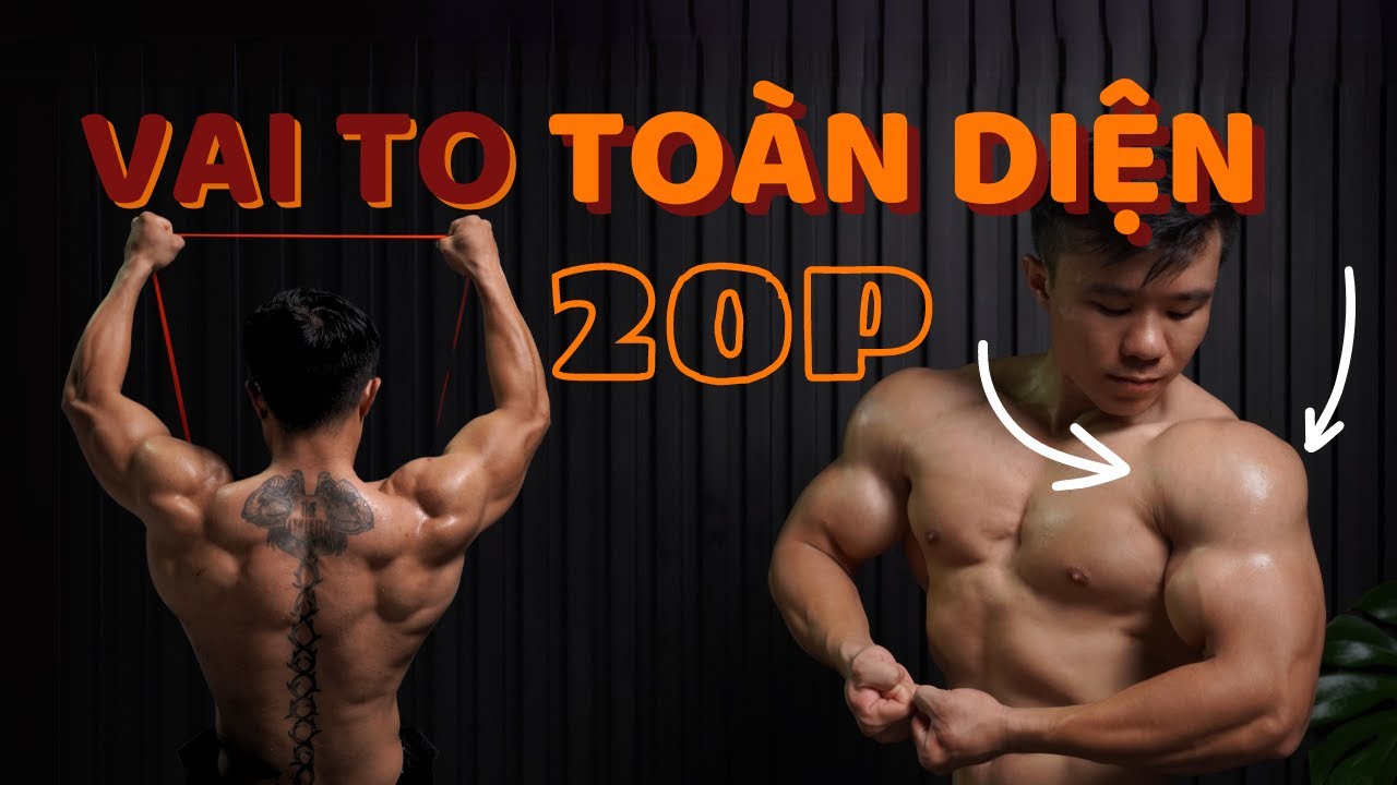 CHỈ DẪN NHƯ PT TRỰC TIẾP: 20 Phút Tập Vai MỎI NHỪ | SERIES 20 PHÚT (B12)
