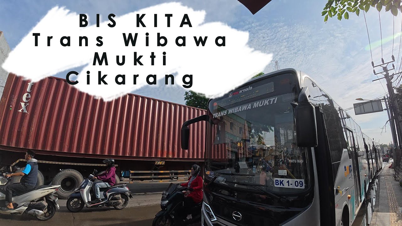 Naik BIS KITA TRANS WIBAWA MUKTI di Cikarang !!!