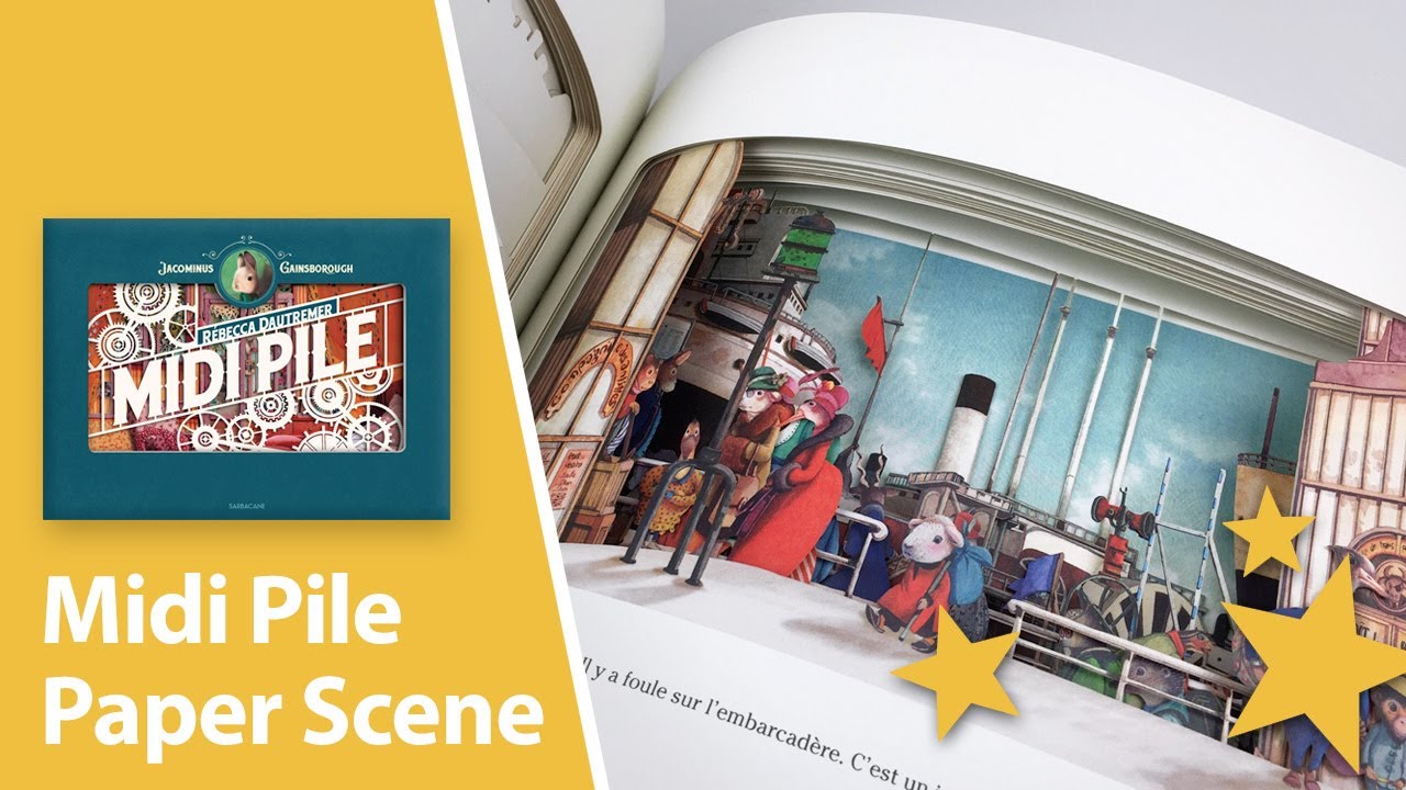 Midi Pile - Scenery Book by Rébecca Dautremer - Stop-Motion Review