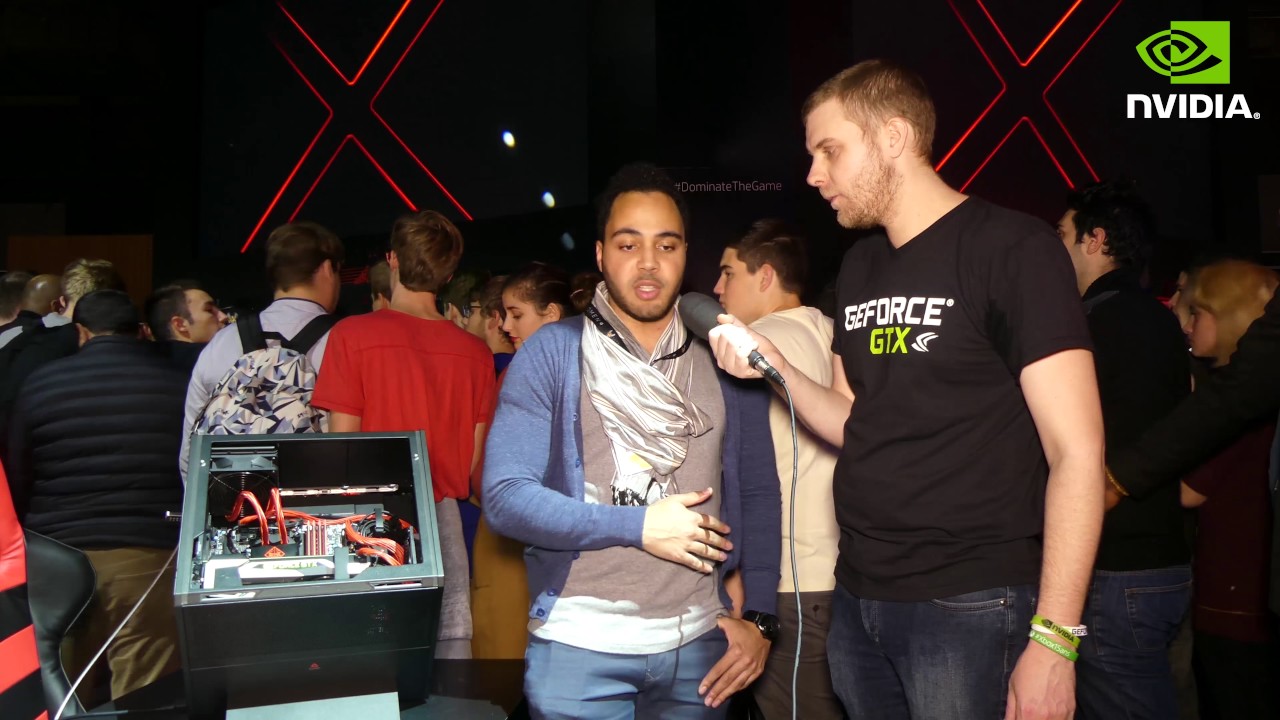 NVIDIA à la PGW 2016 : Alexclick avec Gamers Origin et Domingo