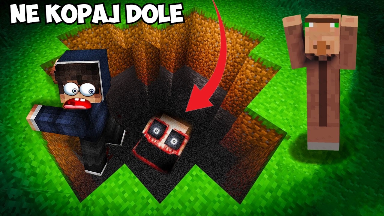 Nikada Ne Kopaj Duboku Rupu U Minecraftu! Već Se Kajem!