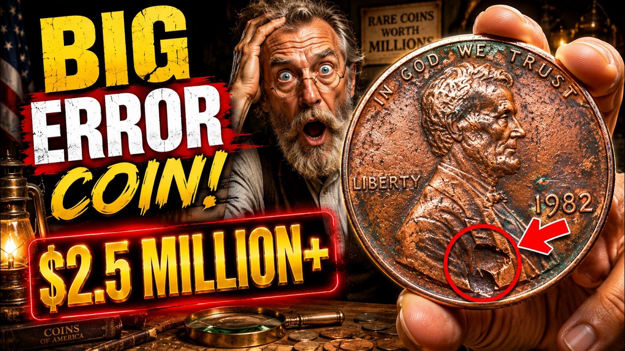 THIS 1982 ERROR PENNY WORTH MILLION DOLLAR ! BIG ERROR IN NUMISMATIC HISTORY