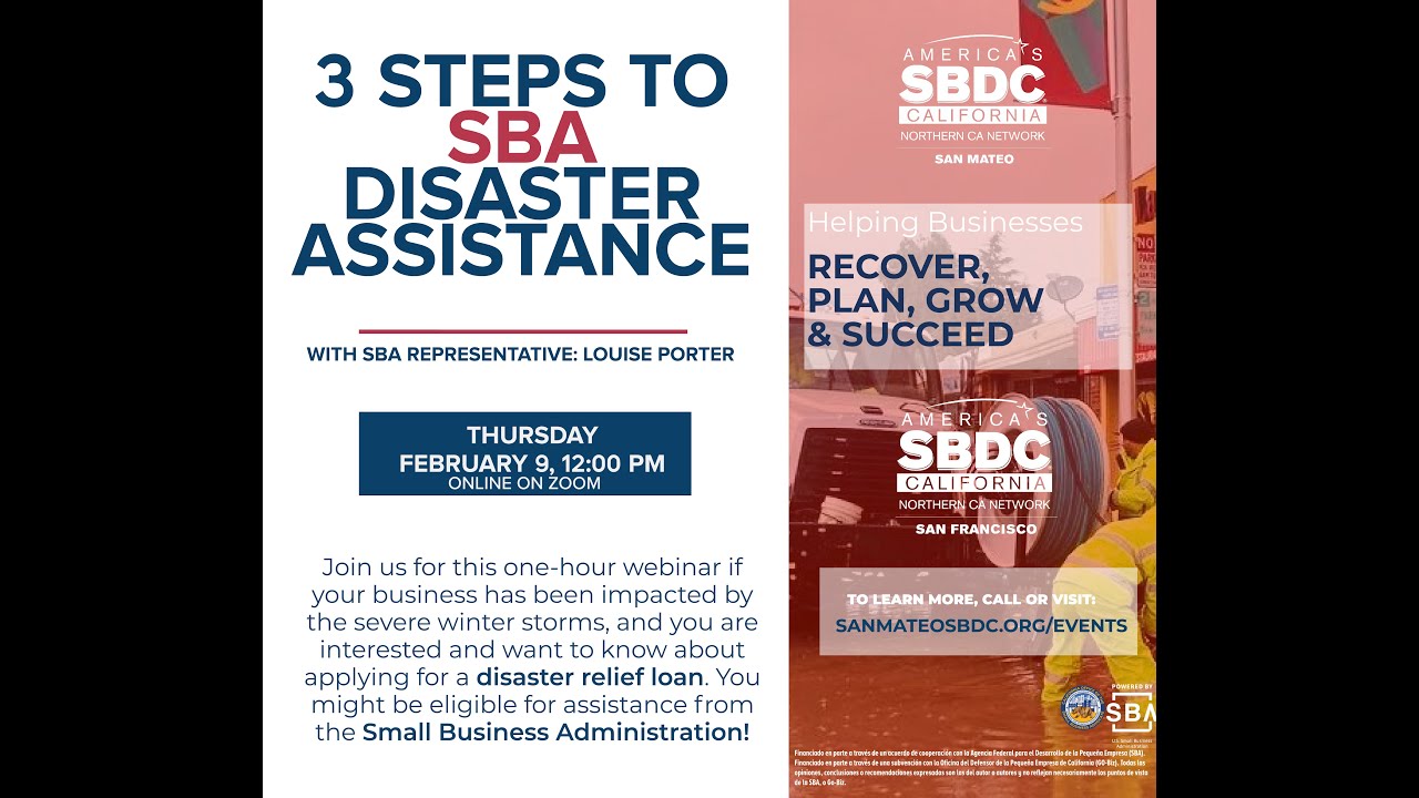 3 Steps to SBA Disaster Assistance Loan