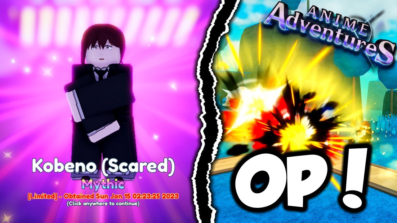 *NEW* KOBENO (SCARED) IS INSANELY OP! *UPDATE 9* In Anime Adventures! Roblox