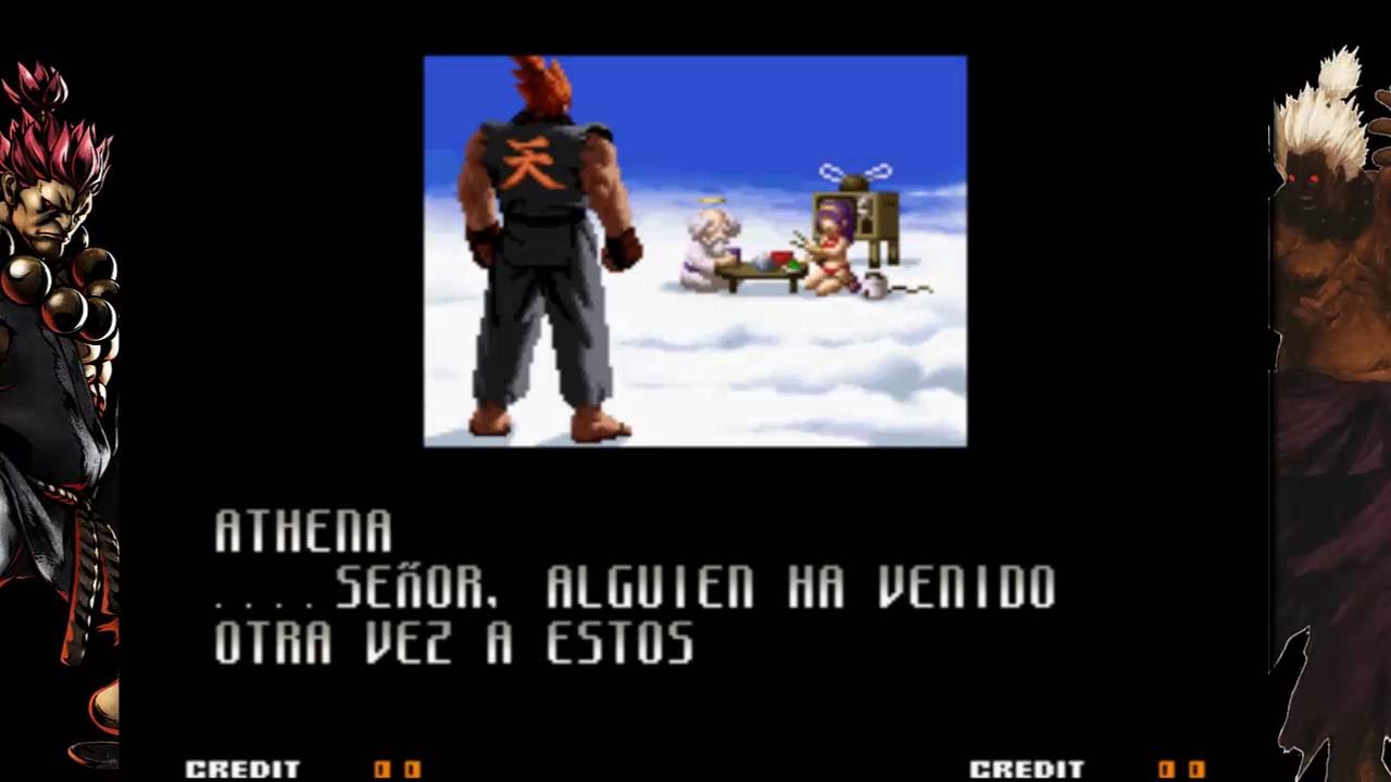 SVC Chaos (Level 8 Athena)  Akuma batalla final + final especial en español