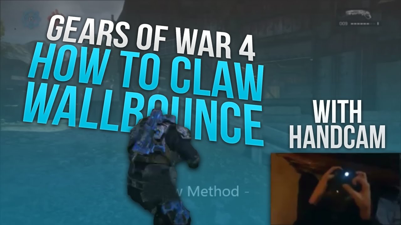 Gears of War 4 - How To Wallbounce w/Claw & Improving Movement! (HANDCAM) PC vs CONSOLE Wallbounce?