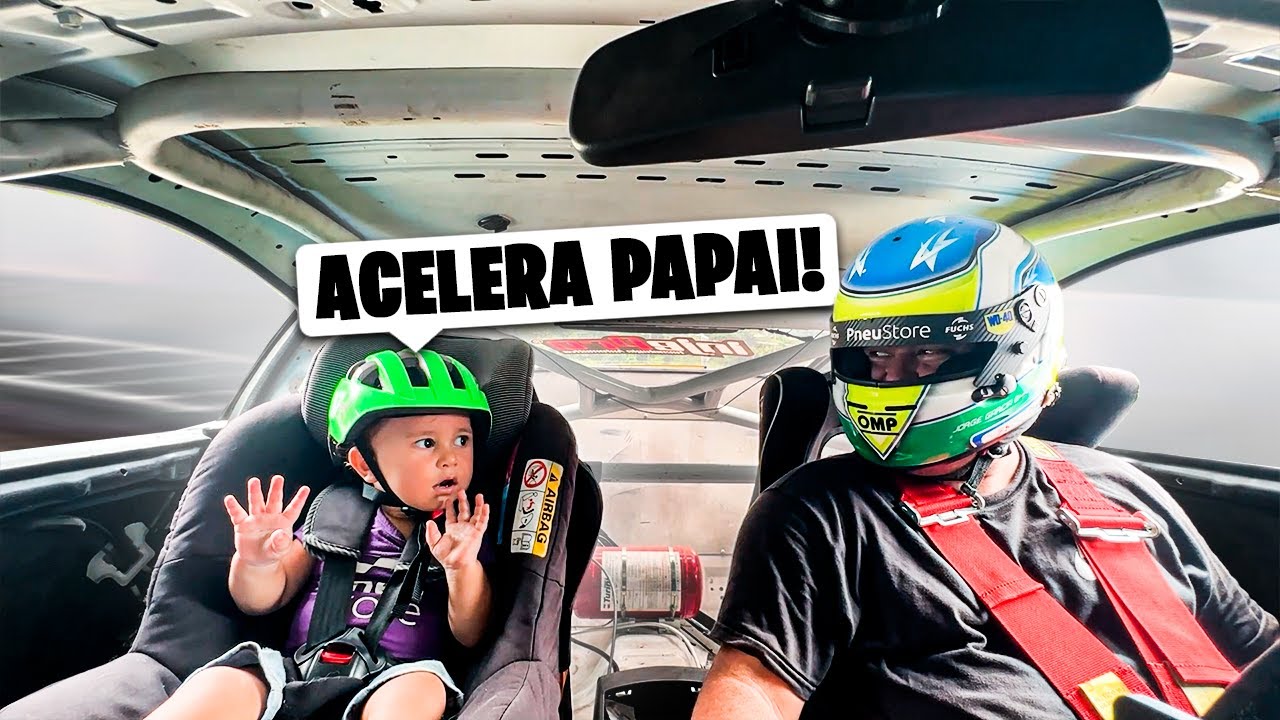 MEU FILHO DE UM ANO FAZENDO DRIFT