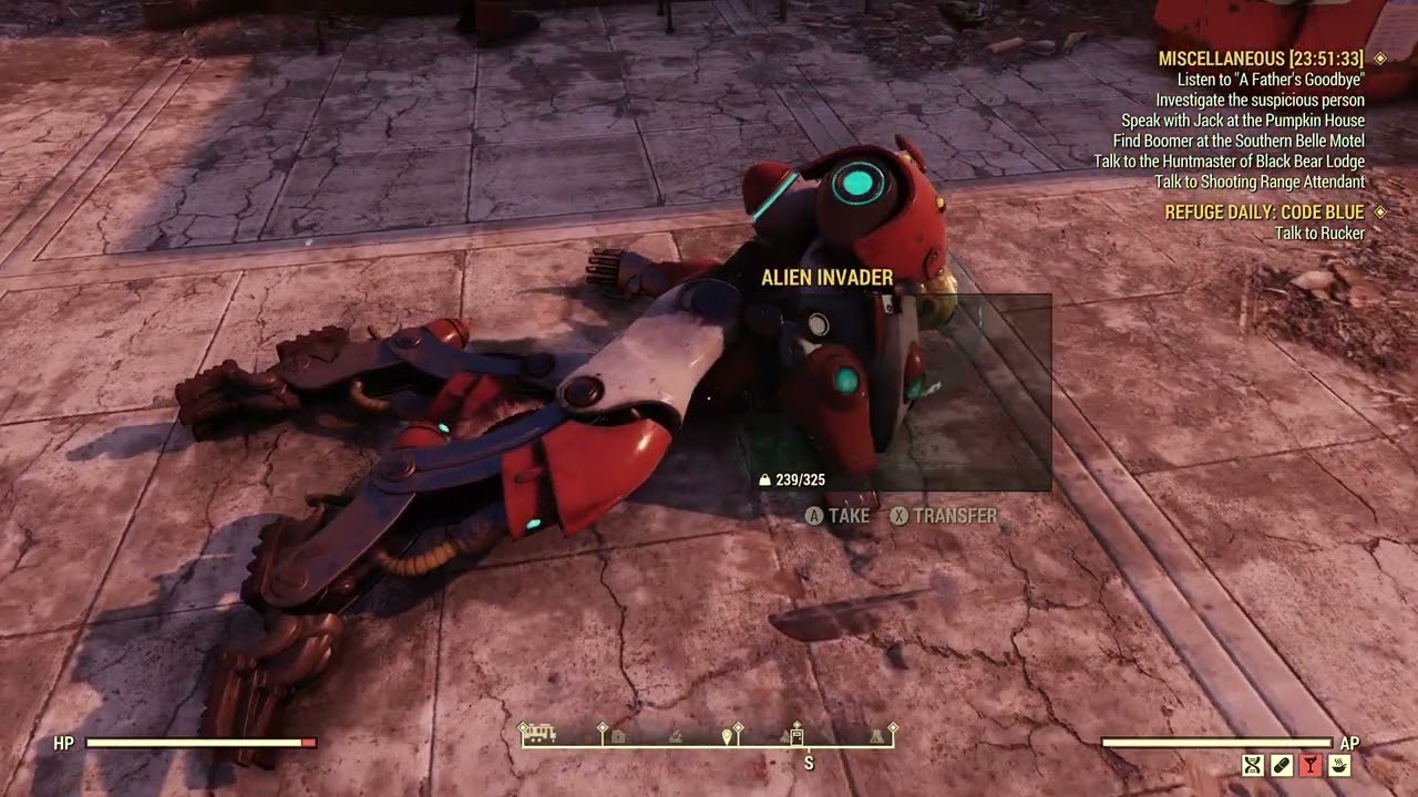 Fallout 76 Take A Camera Picture Of An Alien Invader