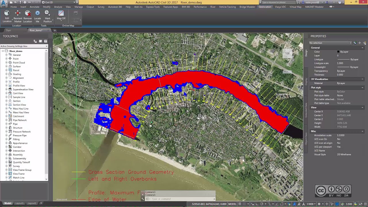 AutoCAD Civil 3D 2017 - River and Flood Analysis (overview)