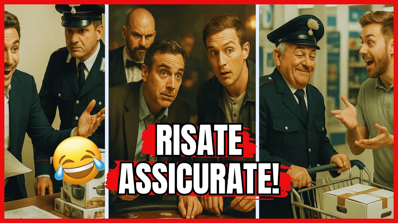 CARABINIERI SHOW: 6 Barzellette che ogni italiano dovrebbe conoscere! 😂 Fatti una risata!