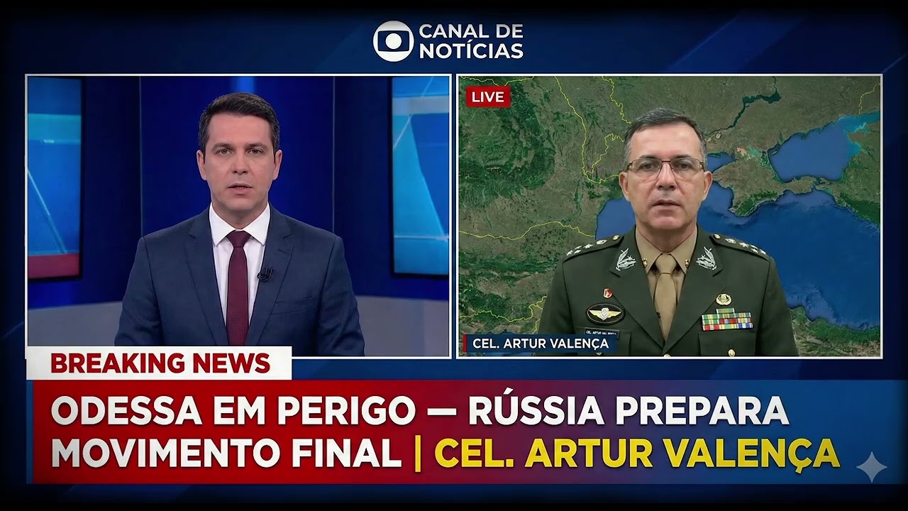 Odessa em Perigo — Rússia Prepara Movimento Final | Cel. Artur Valença