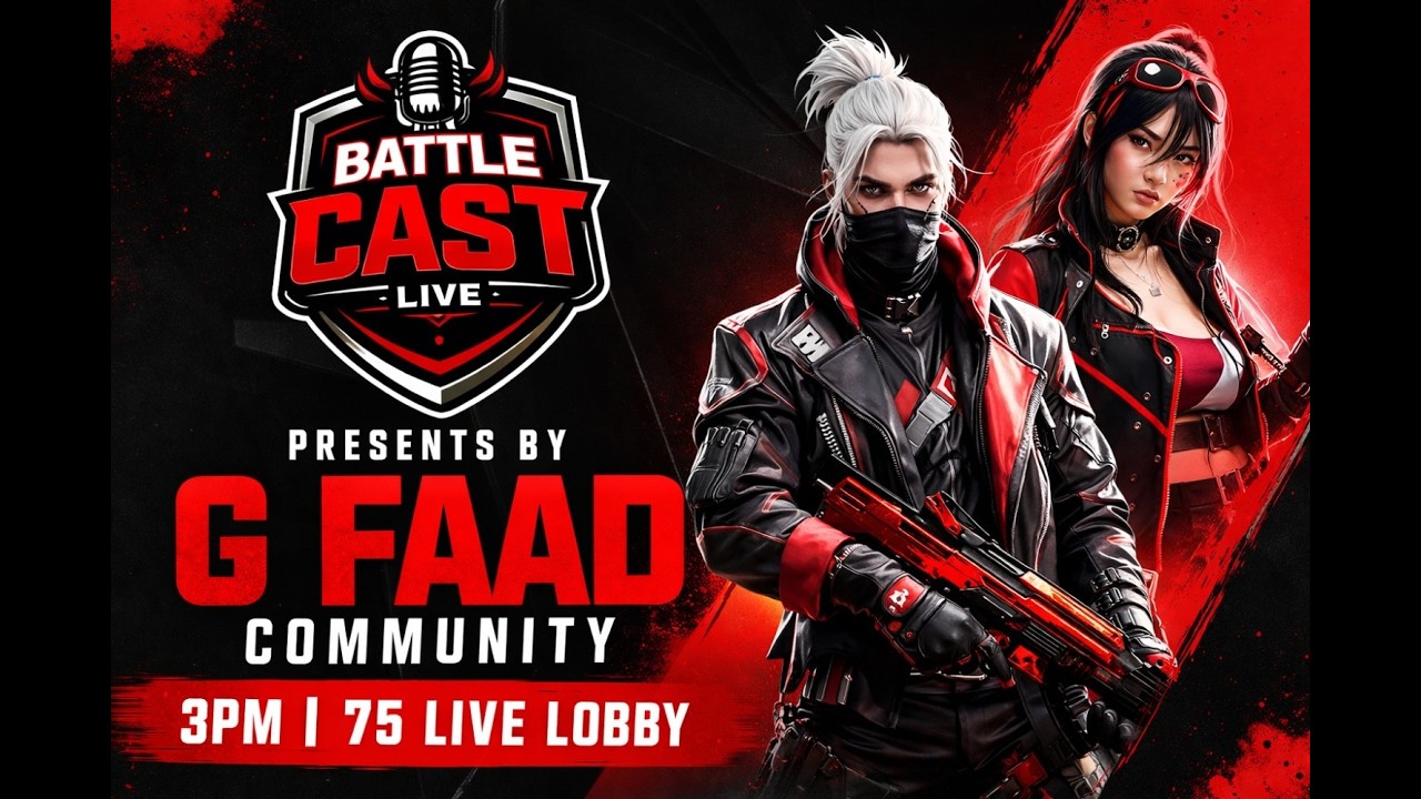 3 PM || 45 LIVE LOBBY || PRESENTED BY GxF COMMUNITY || FREE FIRE MAX