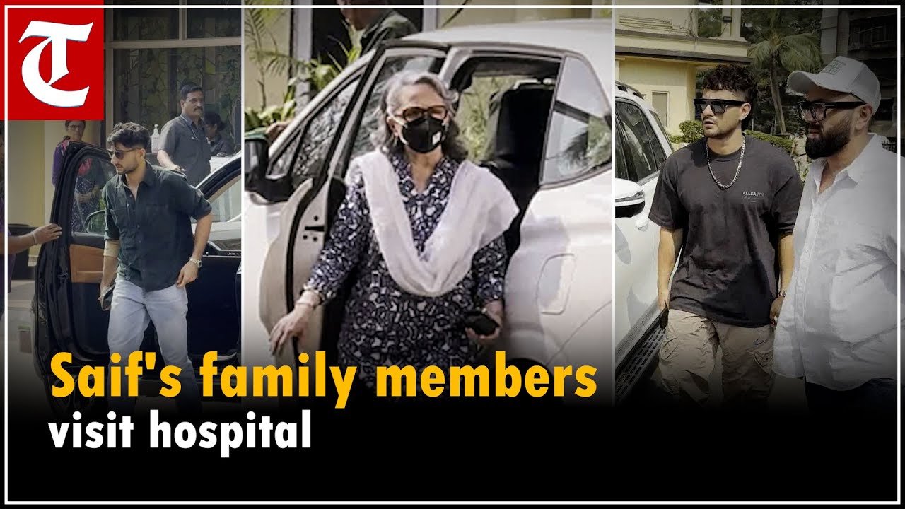 Saif Ali Khan's family members visit him at Lilavati hospital