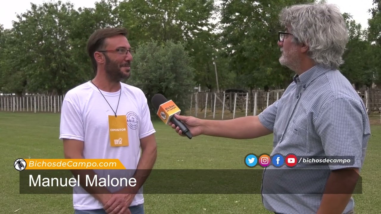 Manuel Malone, elaborador de chacinados Los Abuelos, en Facundo Quiroga