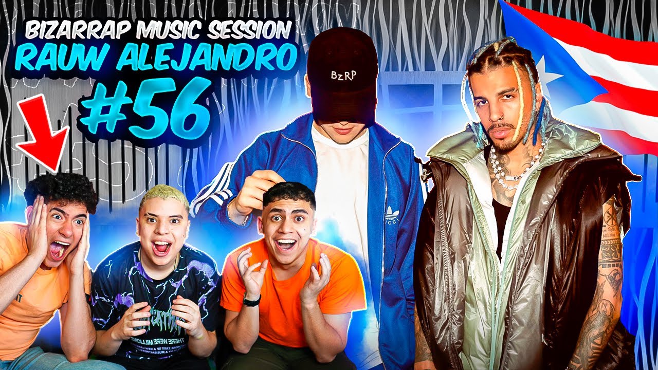 FAN Nº1 DE RAUW REACCIONA A BIZARRAP Music Sessions #56 | RAUW ALEJANDRO FT DONATO Y JEANKI