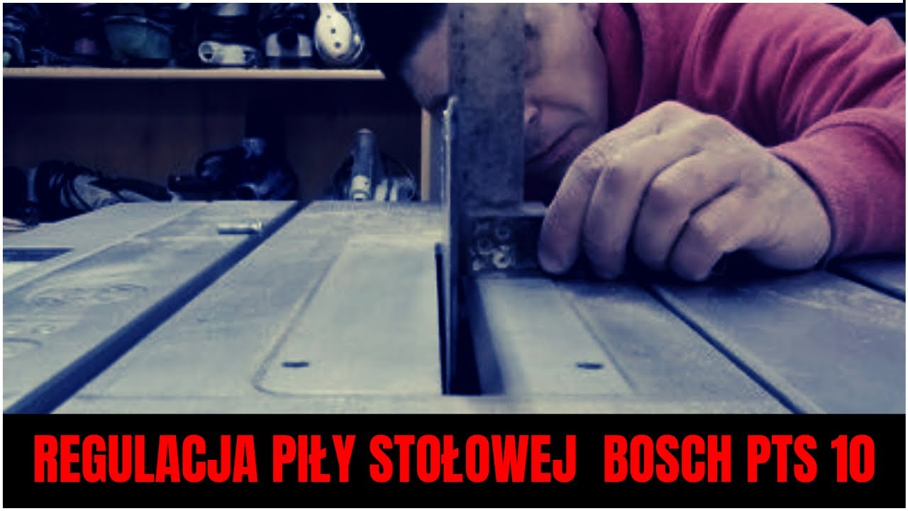 Как отрегулировать настольную пилу Bosch PTS 10