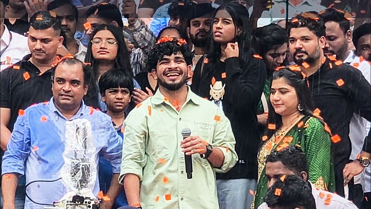 Sanju Rathod fame Gulabi Sadi Shaky Kali Bindi at MNS Ghatkopar Mumbai Dahi Handi 2025 | Vimal Shah