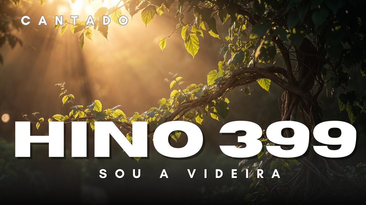 HINO 399 CCB - Sou A Videira - HINÁRIO 5 - Hino Cantado Avulso com Letra | Hinos CCB | Louvores
