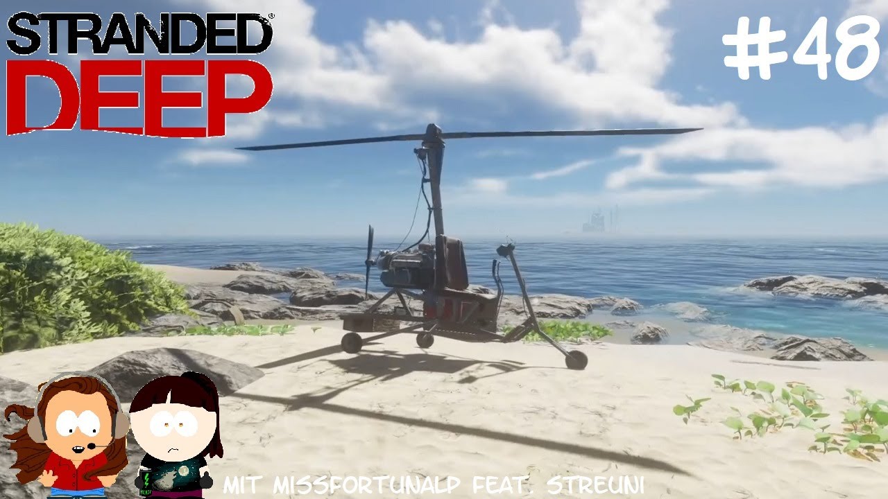 Let's Play Stranded Deep (Coop mit Streuni) #48 - Neues Projekt: Gyrocopter!
