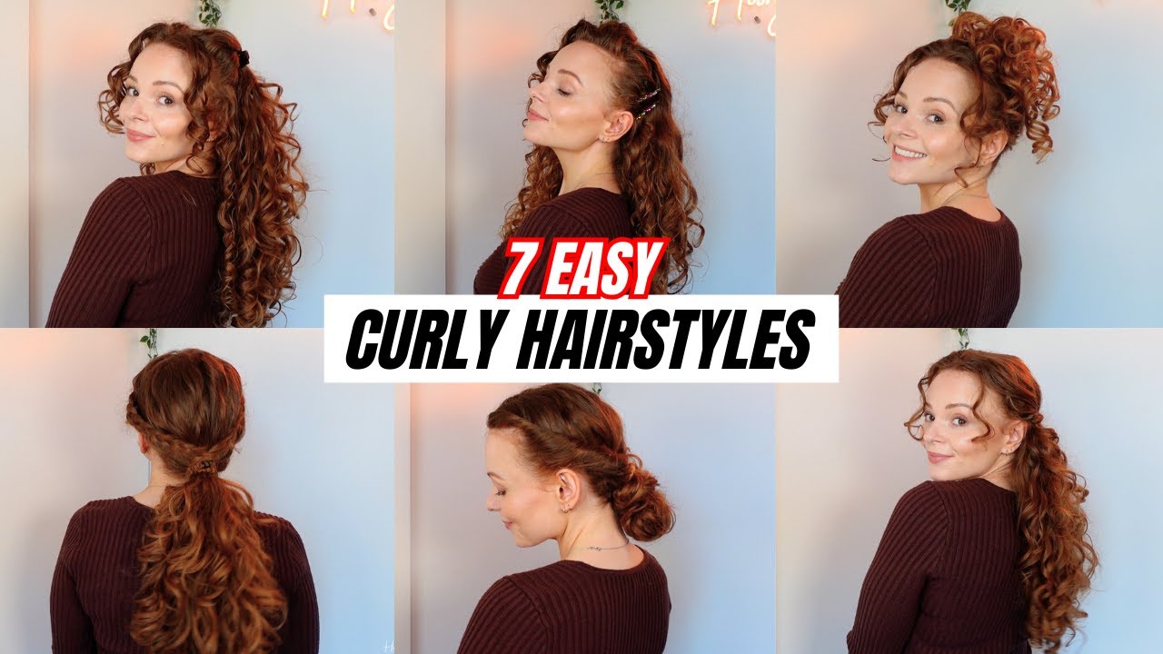 CURLY HAIRSTYLE IDEAS: 7 easy hairstyles for mid-length and long curly hair