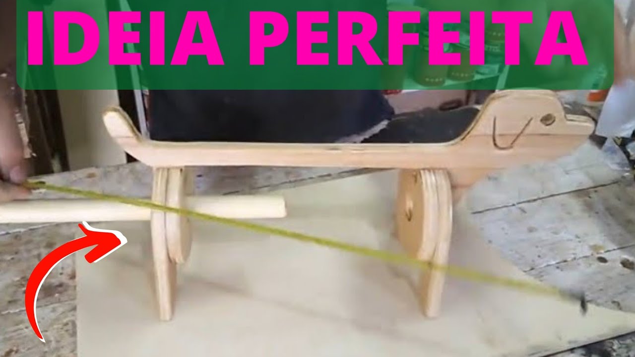 Diy_ NUNCA MAIS FIQUE SEM DINHEIRO! IDEA PERFECT e Fácil para Ganhar RENDA EXTRA FÁCIL Com MADEIRA