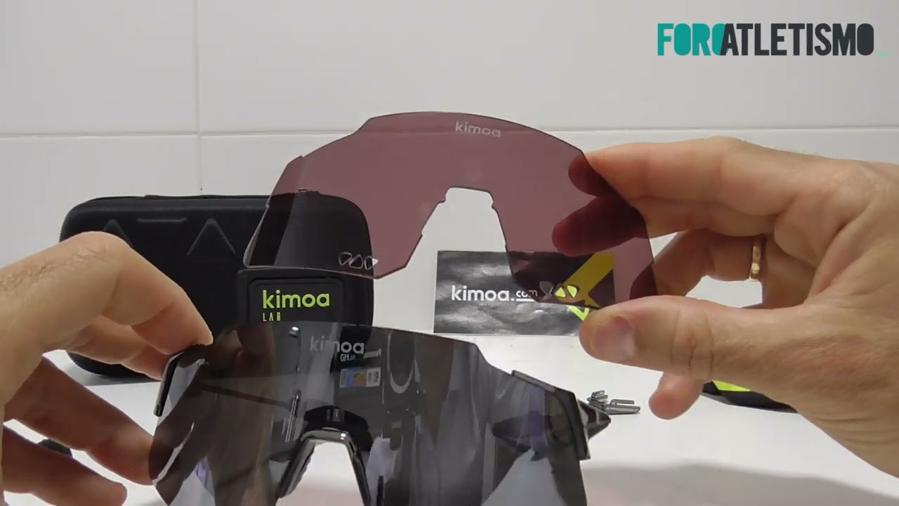 Gafas de sol deportivas Kimoa LAB 02 REVIEW: gran pantalla, ligeras y adaptables