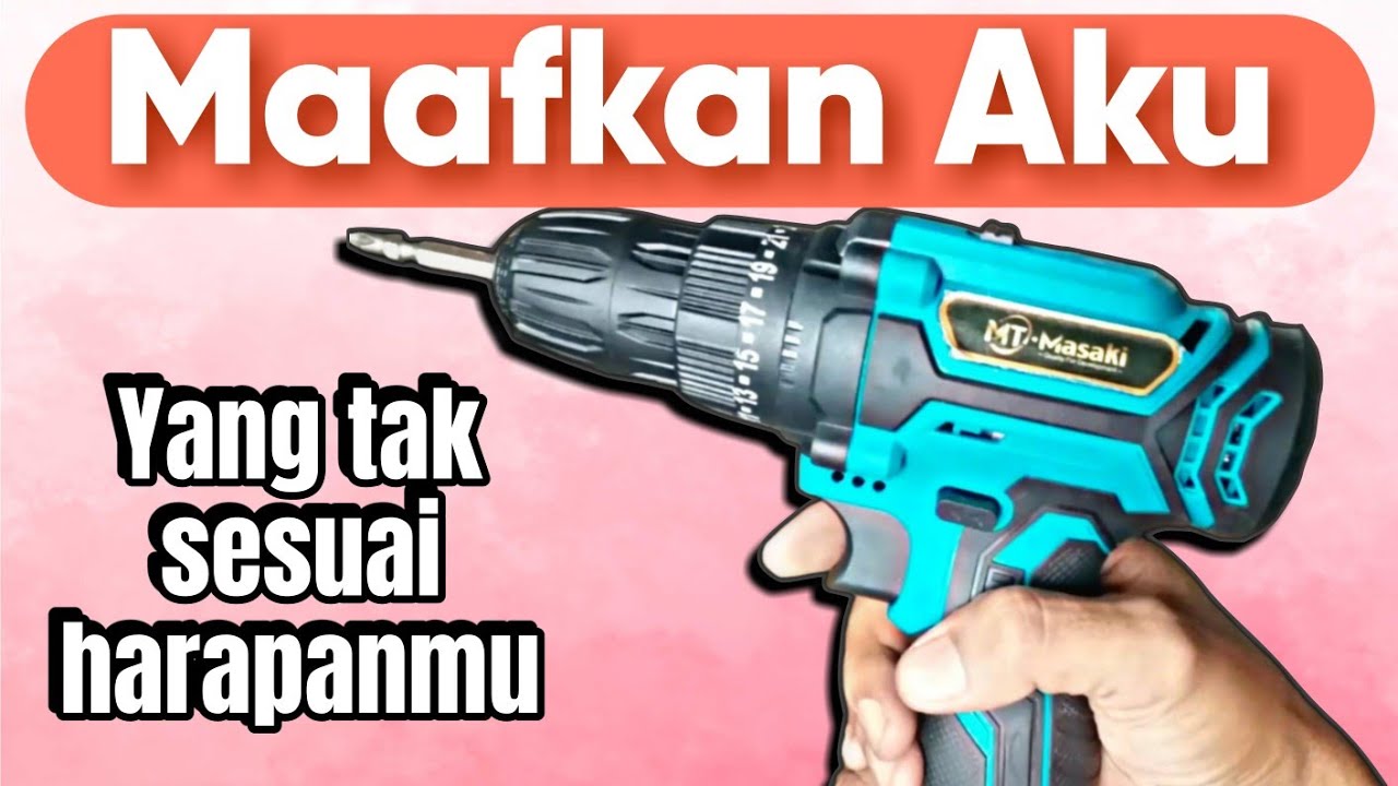 Nyobain bor cordless 16v MTMASAKI