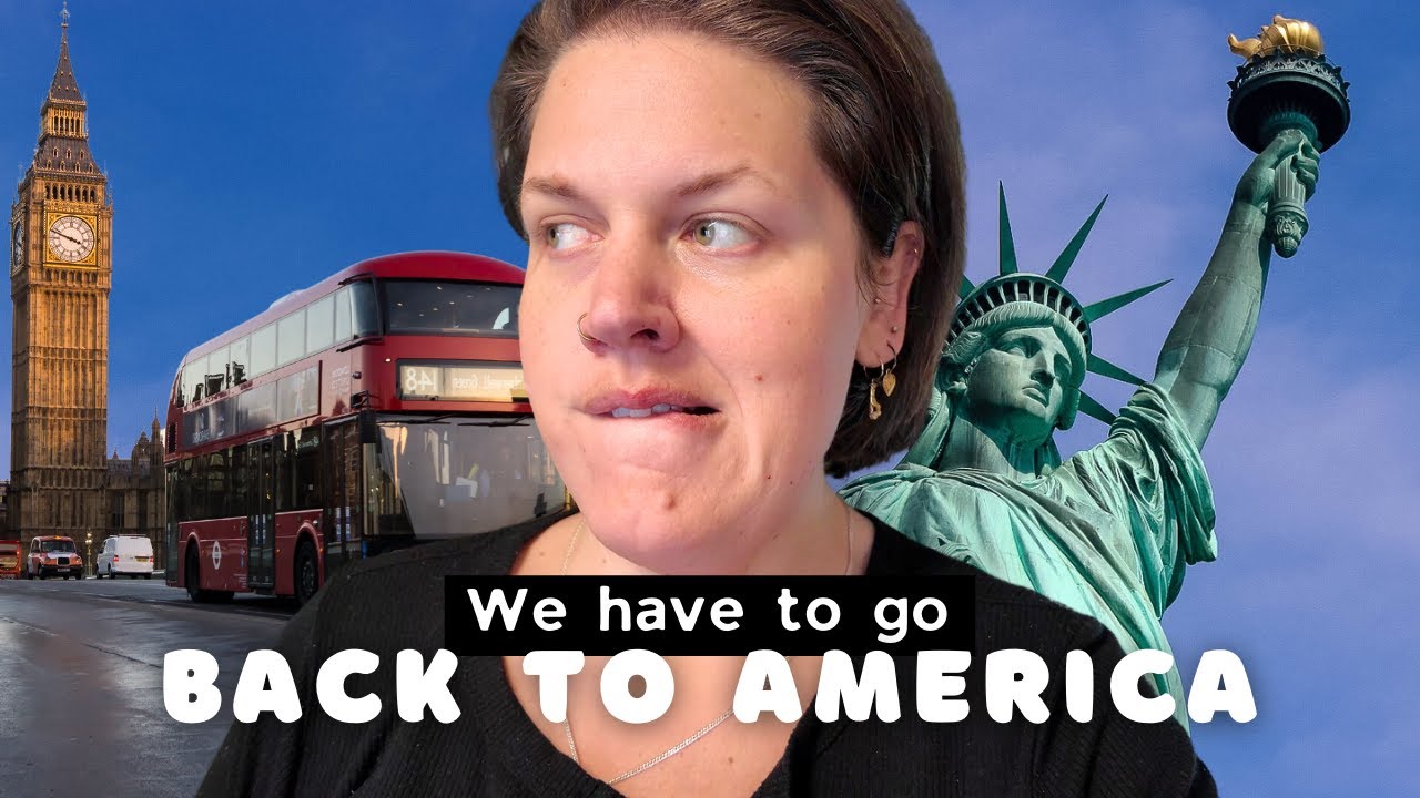 We have to leave England - Going back to America - TRAVEL DAY VLOG
