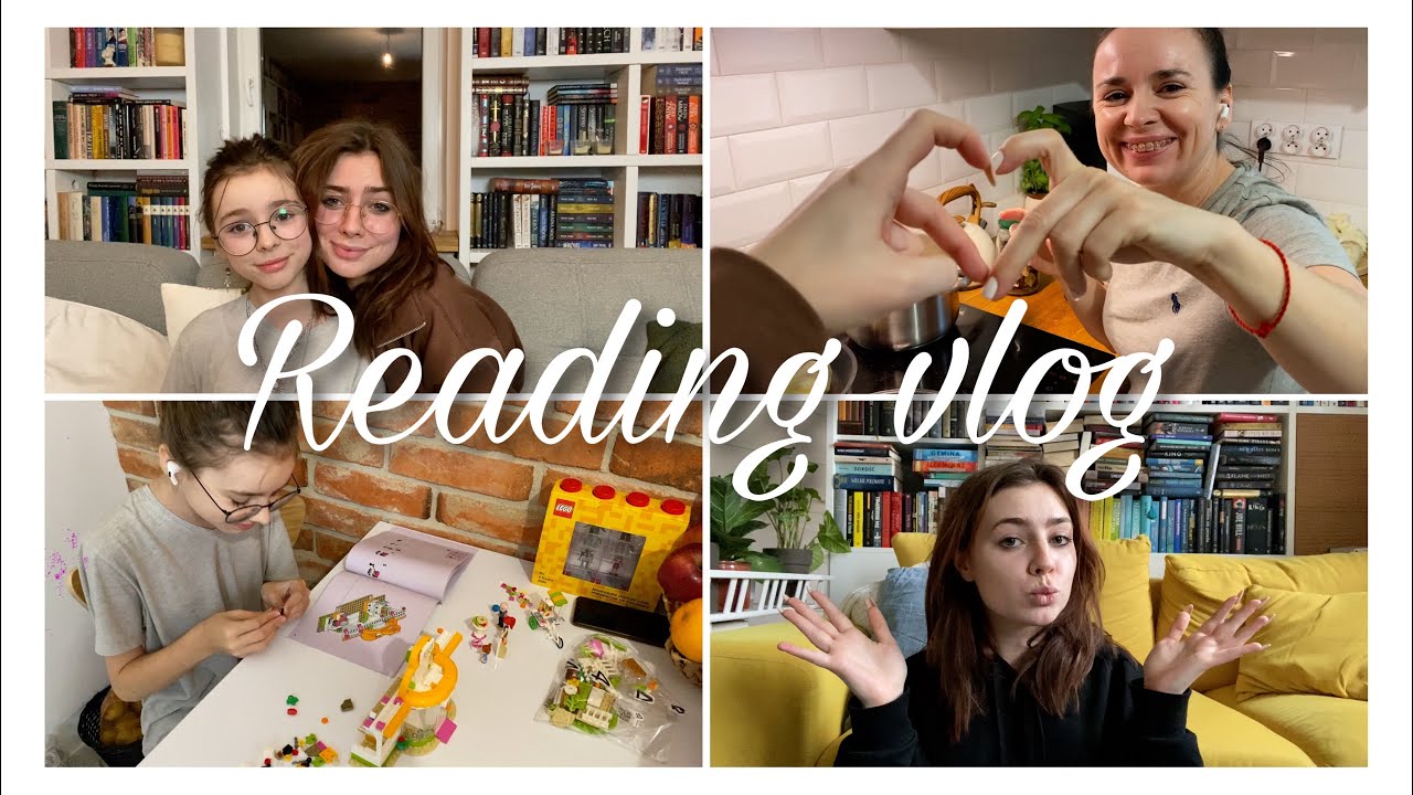 Audiobooki, tańce, świetna fantastyka i duużo jedzenia 🥙📚 READING VLOG 📖