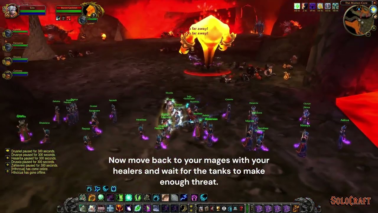 SoloCraft.org - Baron Geddon Solo Kill