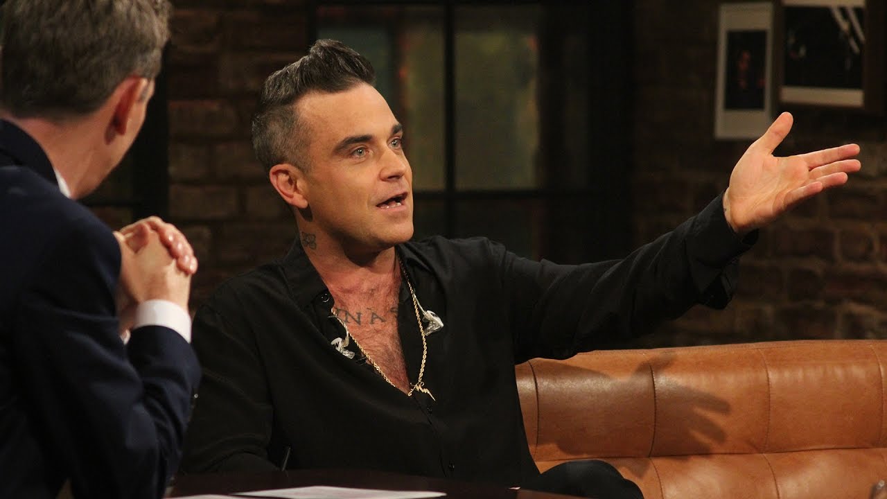Robbie Williams did a mortifying thing at one of his gigs... | The Late Late Show