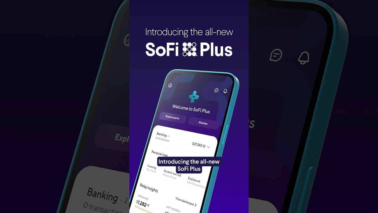 The new SoFi Plus is here. 🎉 Unlock $1,000+ in value from banking, borrowing, investing, and more.