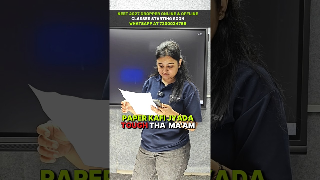 Shocking Student Reaction after NEET 2026 Exam 😱 #shorts #esaral #neet2026 #neet