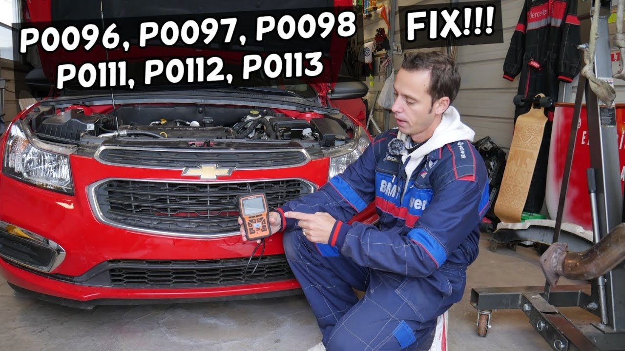 HOW TO FIX CODE P0096 P0097 P0098 P0111 P0112 P0113 CHEVROLET, CHEVY, BUICK, GMC, CADILLAC