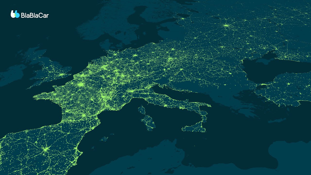 Discover a day of BlaBlaCar trips around the world!