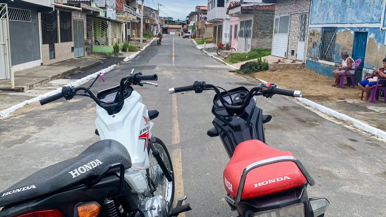 DUAS POP 110 SEM FILTRO NO PROCEDIMENTO PELA CITY