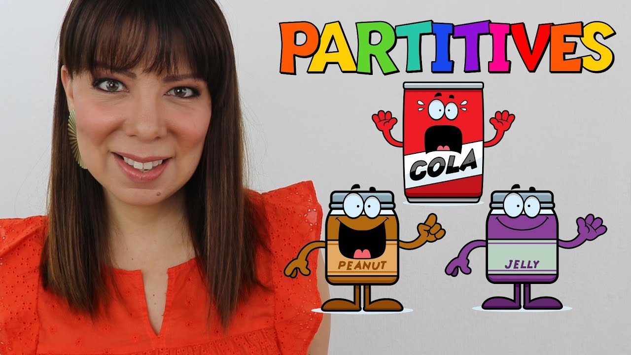 🥤 CONTENEDORES Y ENVASES DE COMIDA EN INGLES 🍕 LOS ALIMENTOS EN INGLES Y ESPAÑOL 🍿 PARTITIVES