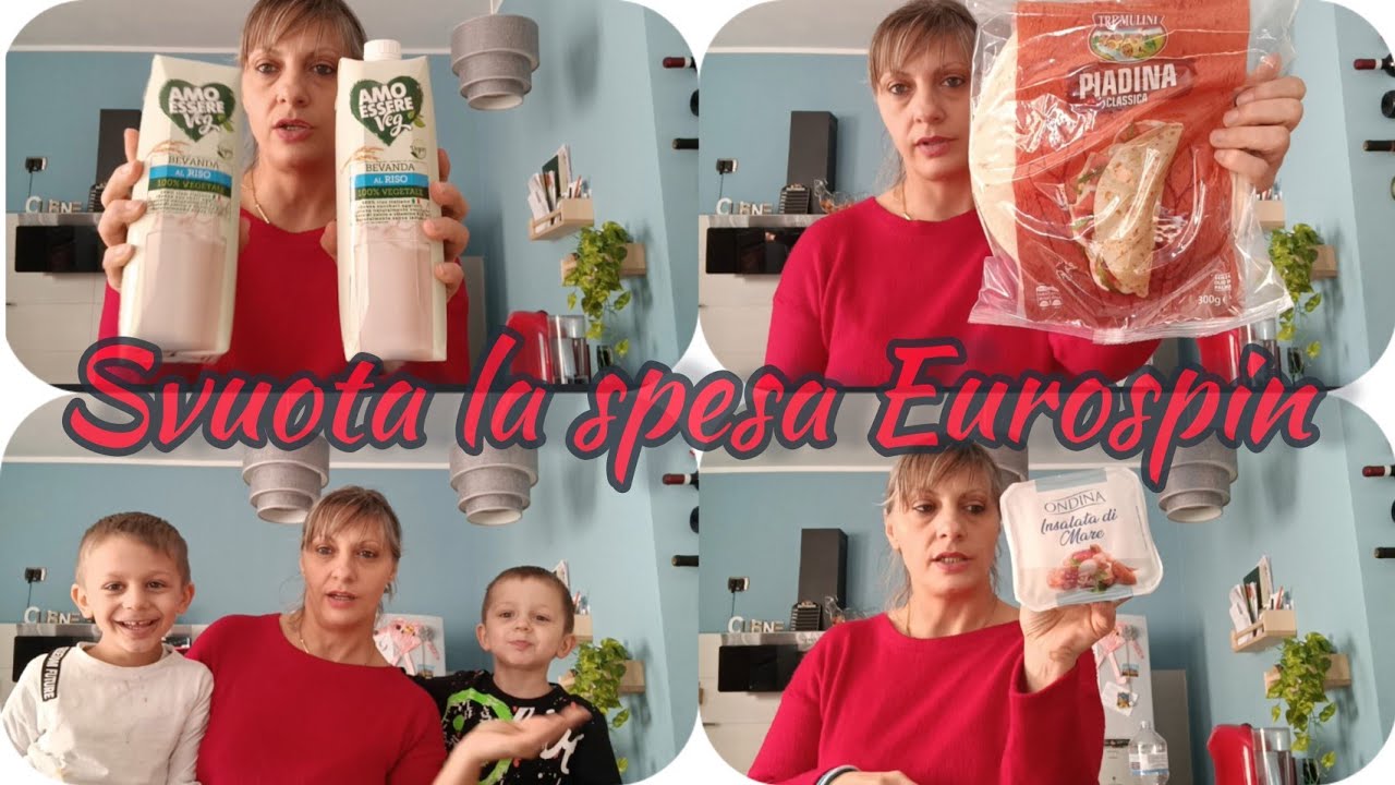Svuota la spesa Eurospin.Famiglia di 7 persone