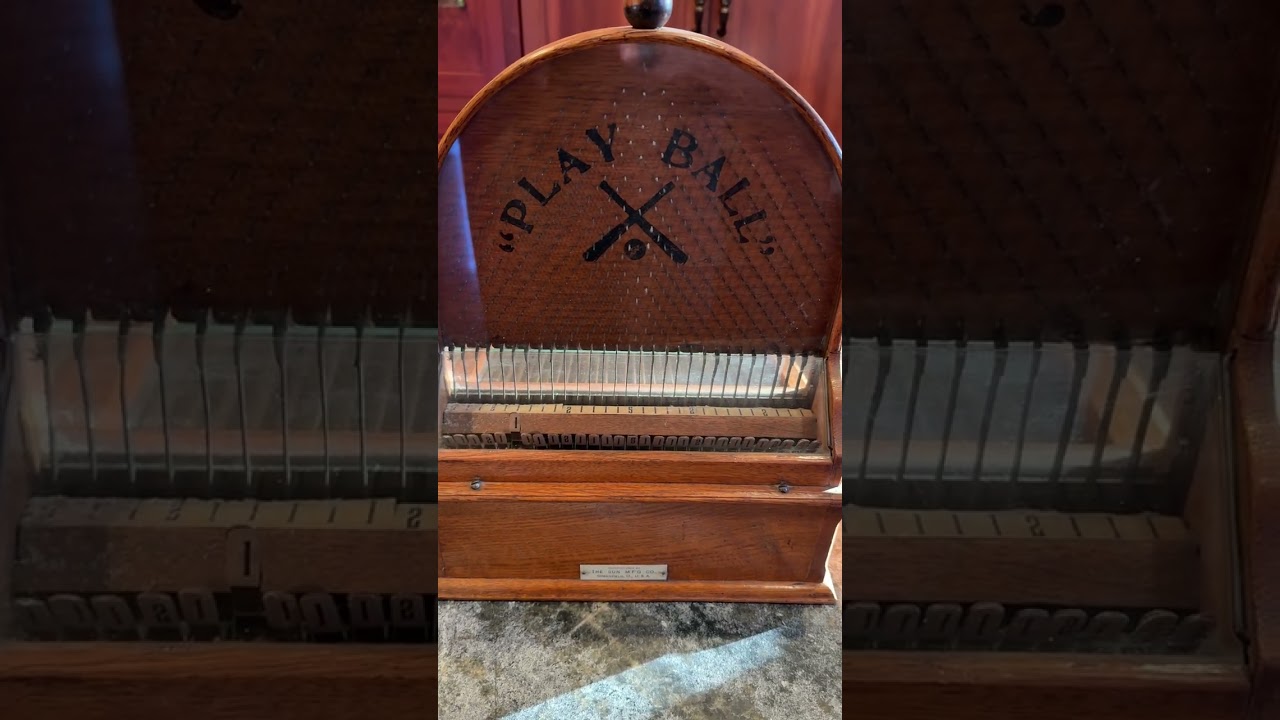 Rare 1897 Play Ball Trade Stimulator - gambling machine cigar store * Sun Mfg Co. 
