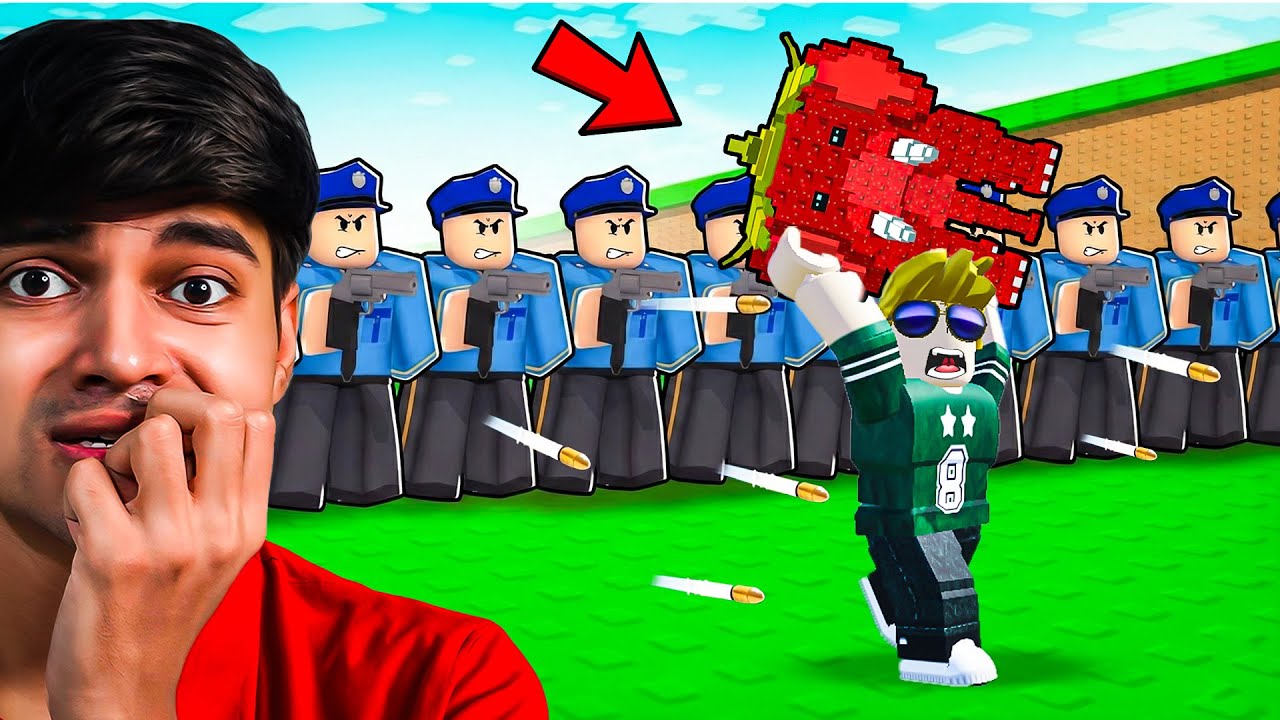 ROBLOX ESCAPE POLICE FOR BRAINROTS..