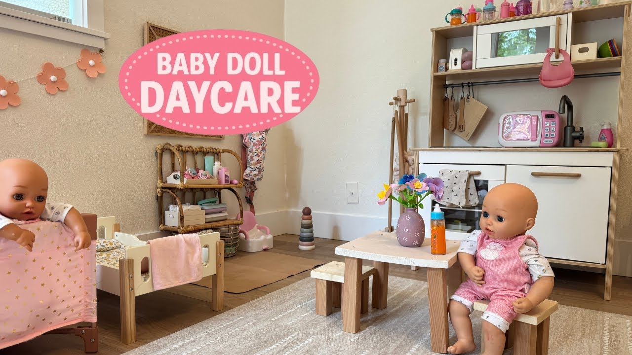 Busy Day at Baby Doll Daycare | Fun Pretend Play for Kids