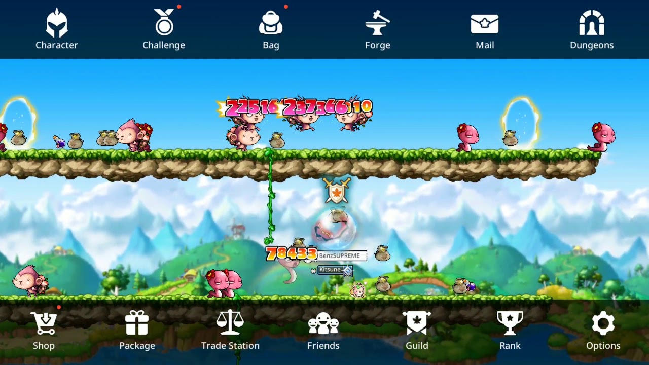 Maplestory M - Weapon Emblem Scrolling
