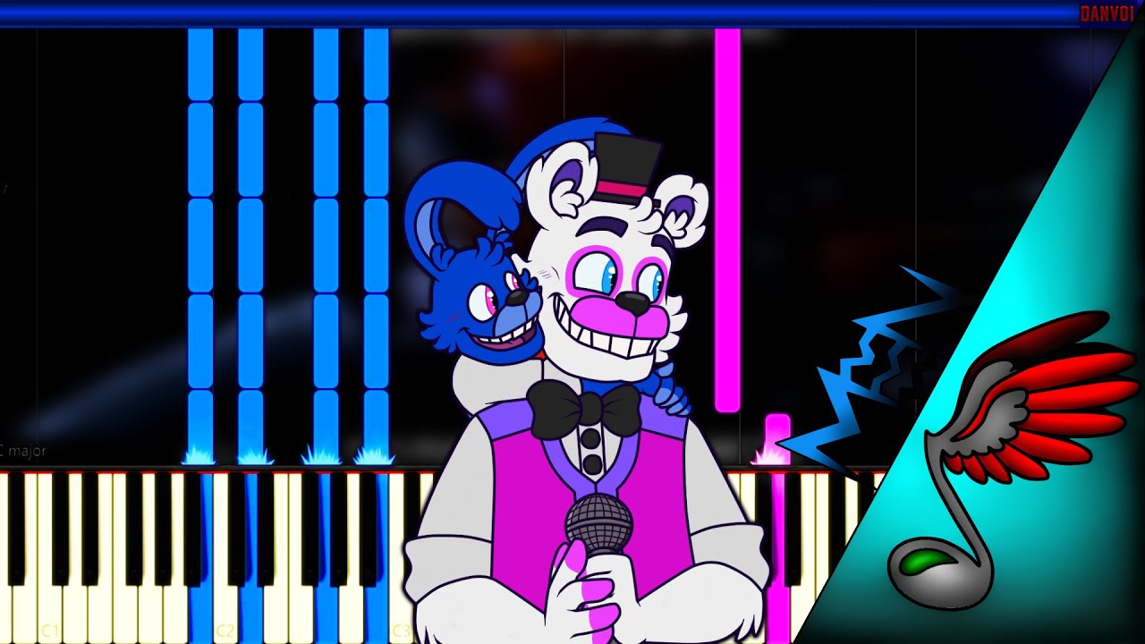 [FNAF SONG] CK9C - Funtime Dance Floor (Piano Tutorial by Danvol) - Synthesia HD