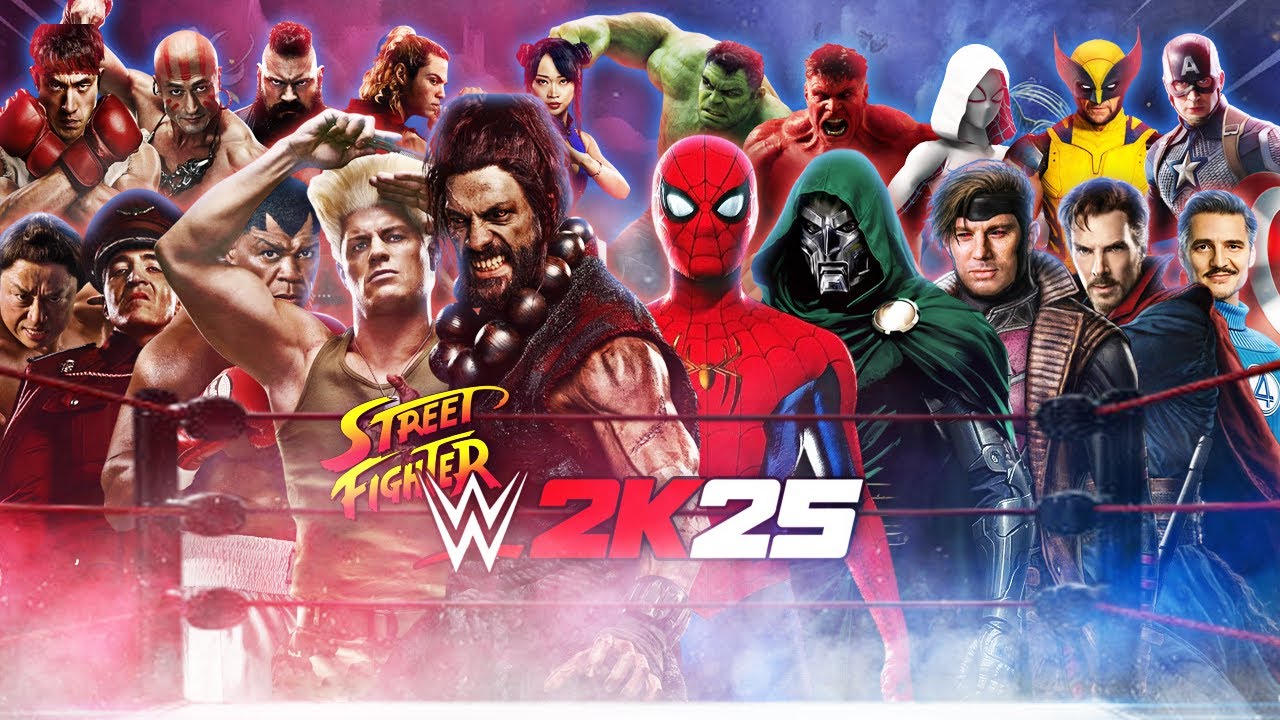 Street Fighter против Marvel | Королевская битва - WWE 2K25