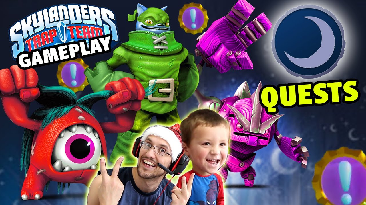 Dark Villain Задания + Evolved геймплей! Глаз Крик, Драки и паслен (Skylanders Trap Team)